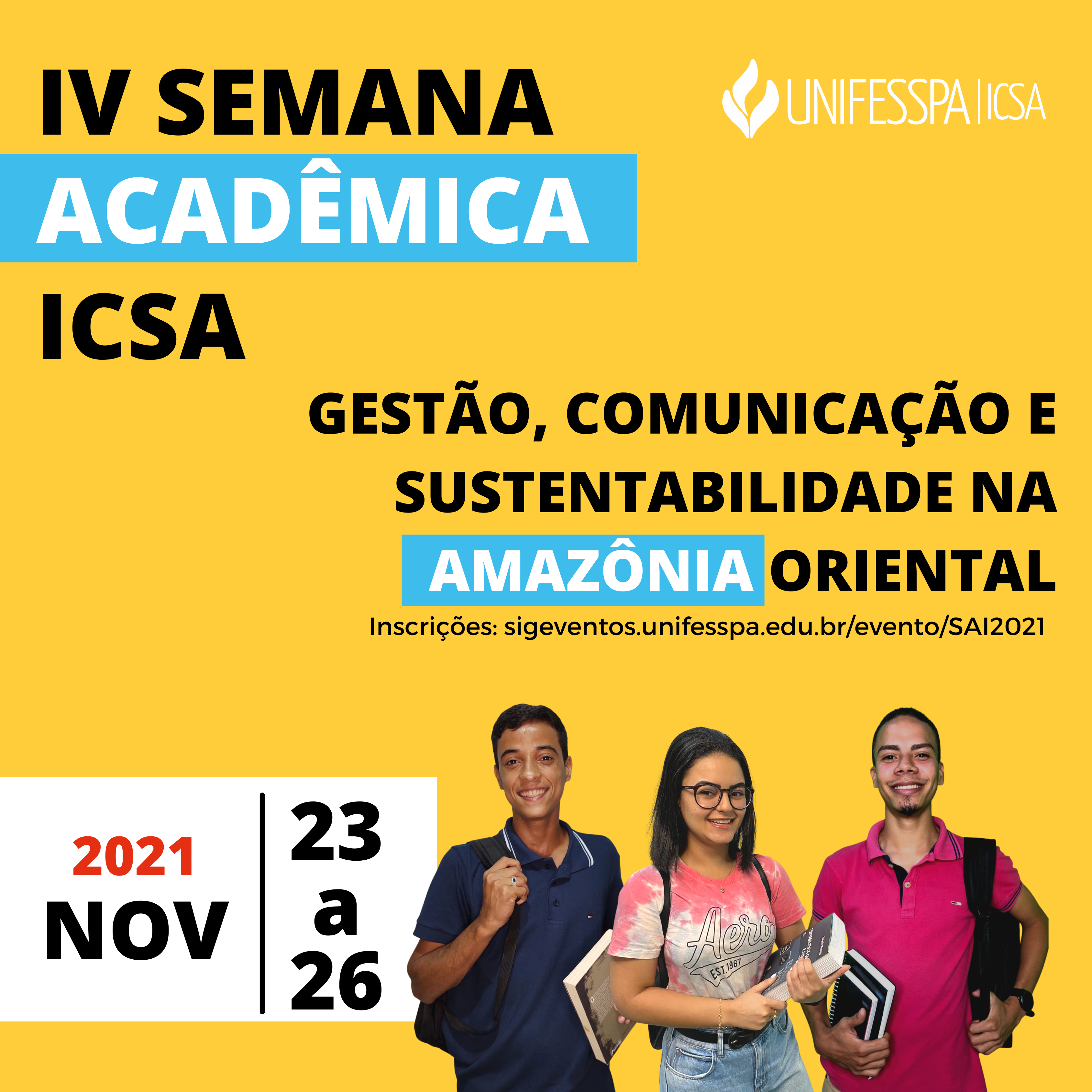 Agência desenvolve material de divulgação da Semana Acadêmica do ICSA